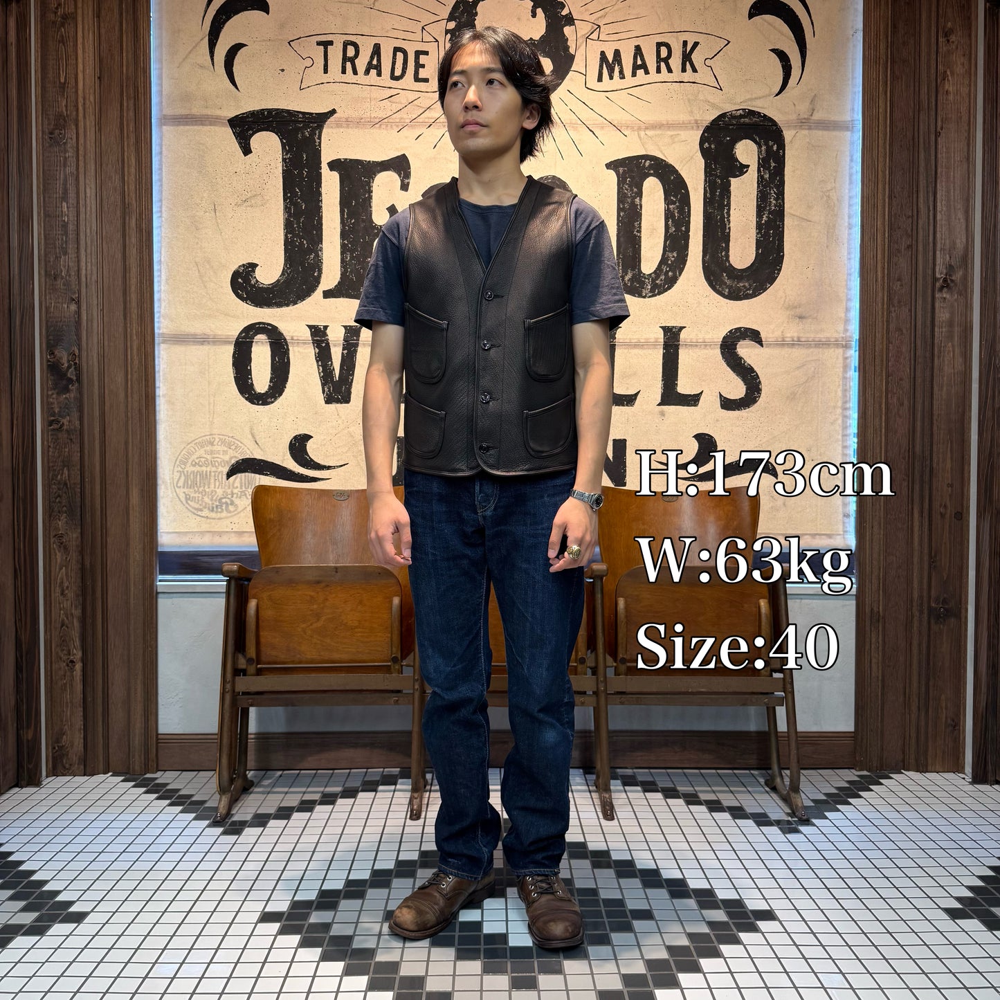 FINE CREEK & CO Jefferson Deer skin【ACVE004】