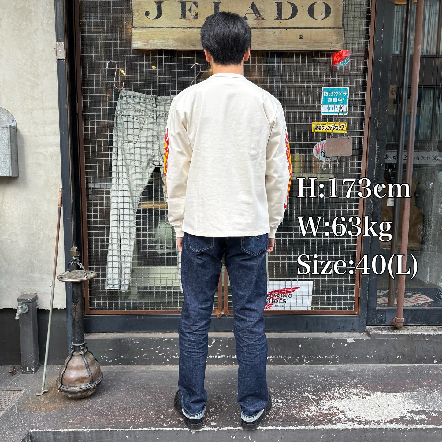 Flame Sleeve Tee【AB11207】