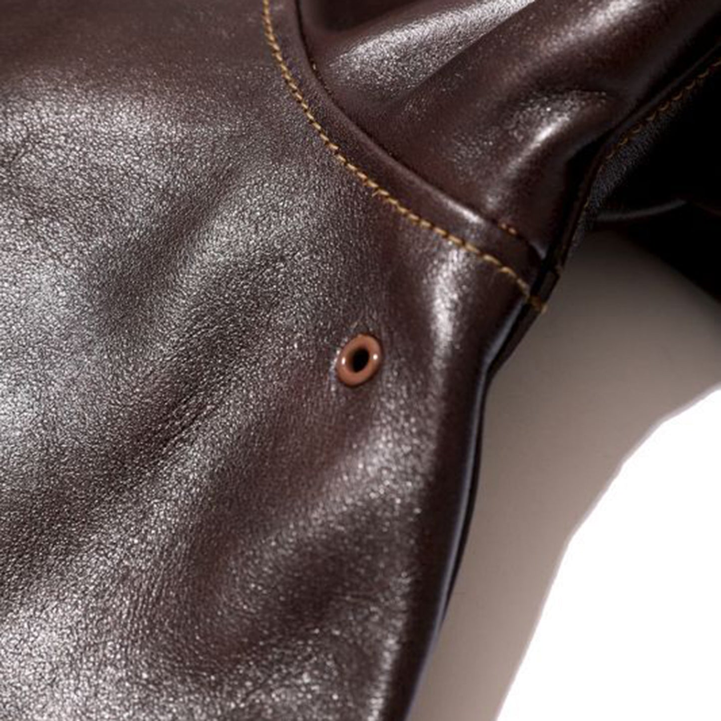 Rainbow Country "TYPE A-2"ROUGH WEAR CLOTHING CO.CONTRACT NO. W535AC-23380 Horse Hide Dark Seal Brown【RCL-10072】