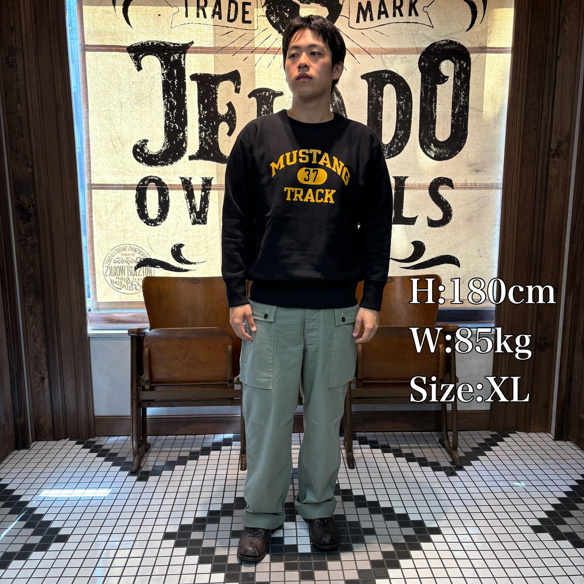 Warm Up MUSTANG Print【AB23207】