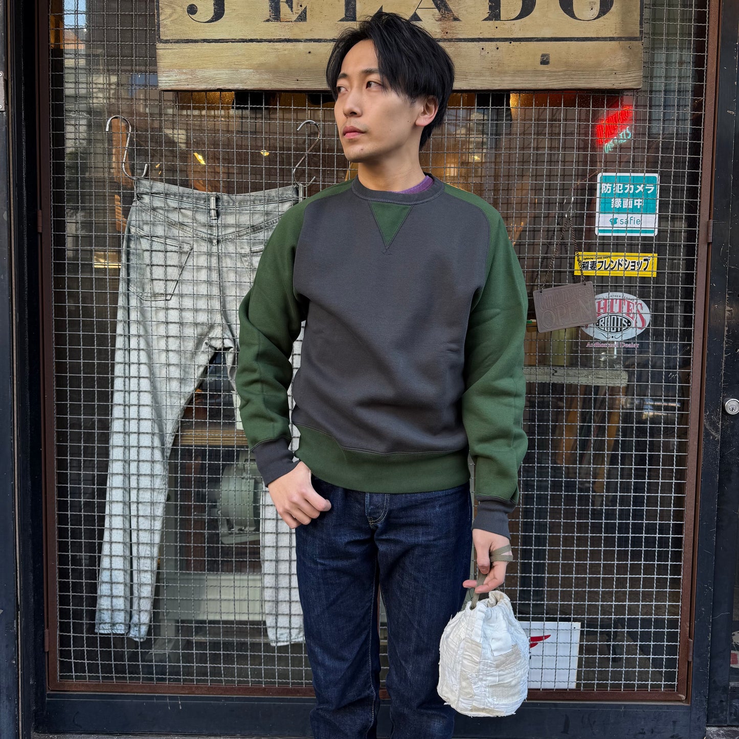 Champs 2 Tone Swest Shirt 【AB11211】