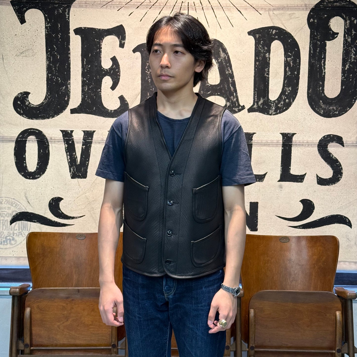 FINE CREEK & CO Jefferson Deer skin【ACVE004】