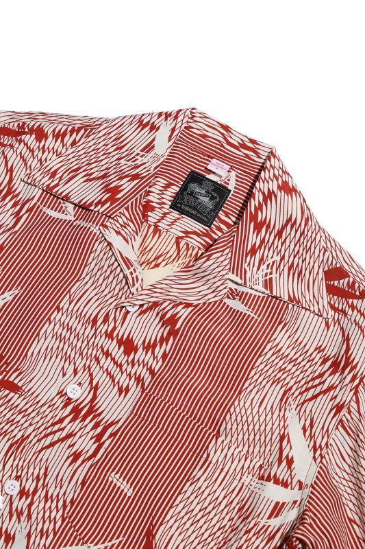 Kona Bay Hawaii Bamboo Aloha Shirt (バンブーアロハシャツ)【BK-RA2001】