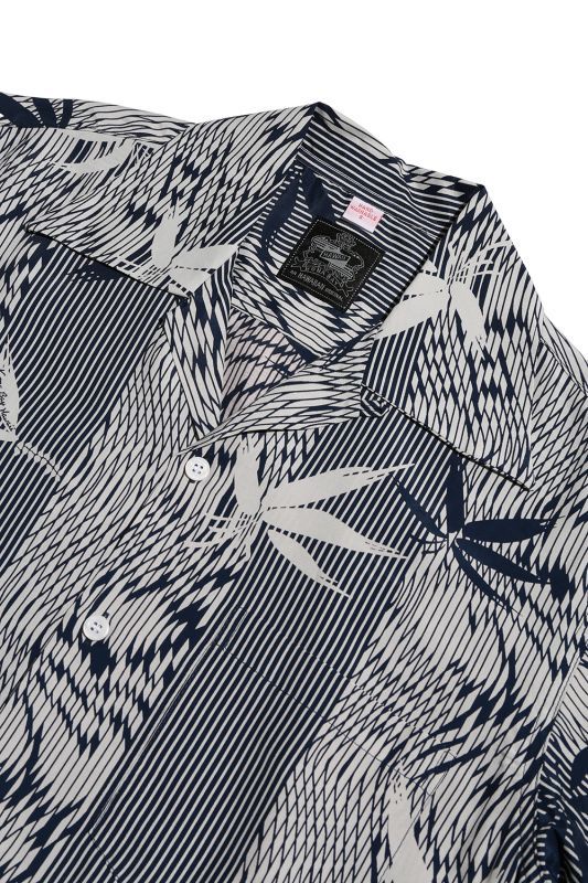Kona Bay Hawaii Bamboo Aloha Shirt (バンブーアロハシャツ)【BK-RA2001】