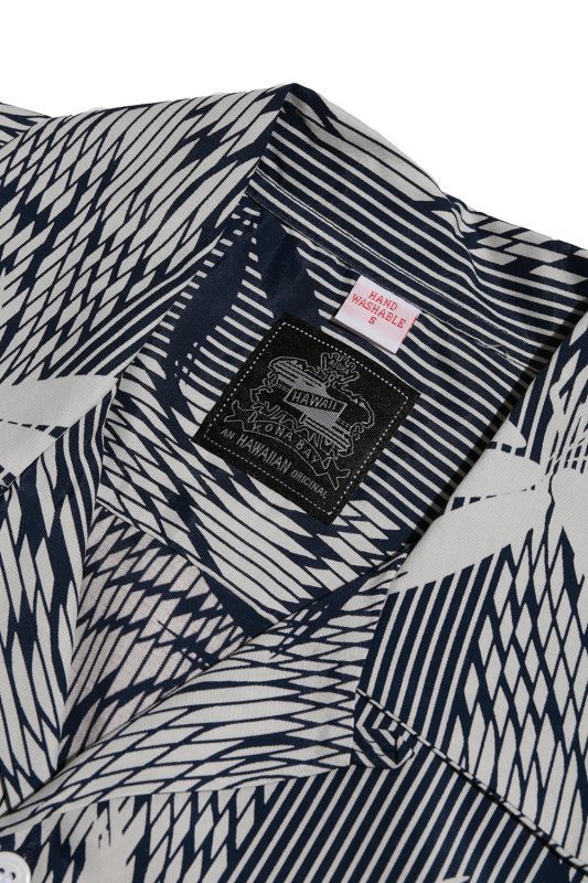 Kona Bay Hawaii Bamboo Aloha Shirt (バンブーアロハシャツ)【BK-RA2001】