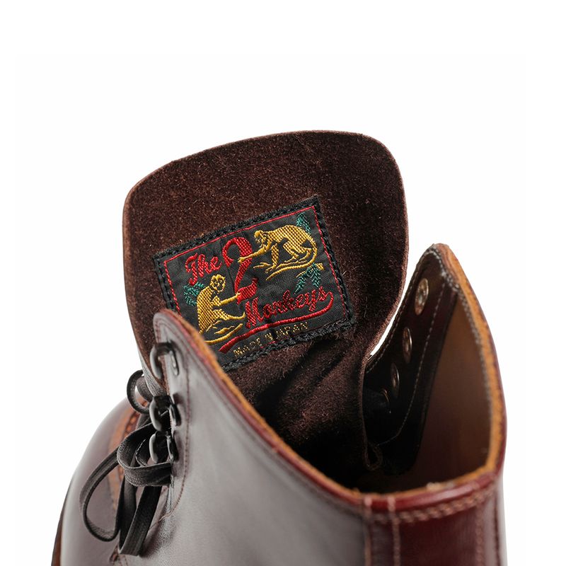 The 2 Monkeys Sportif Horse Hide Crimson【TM94903】