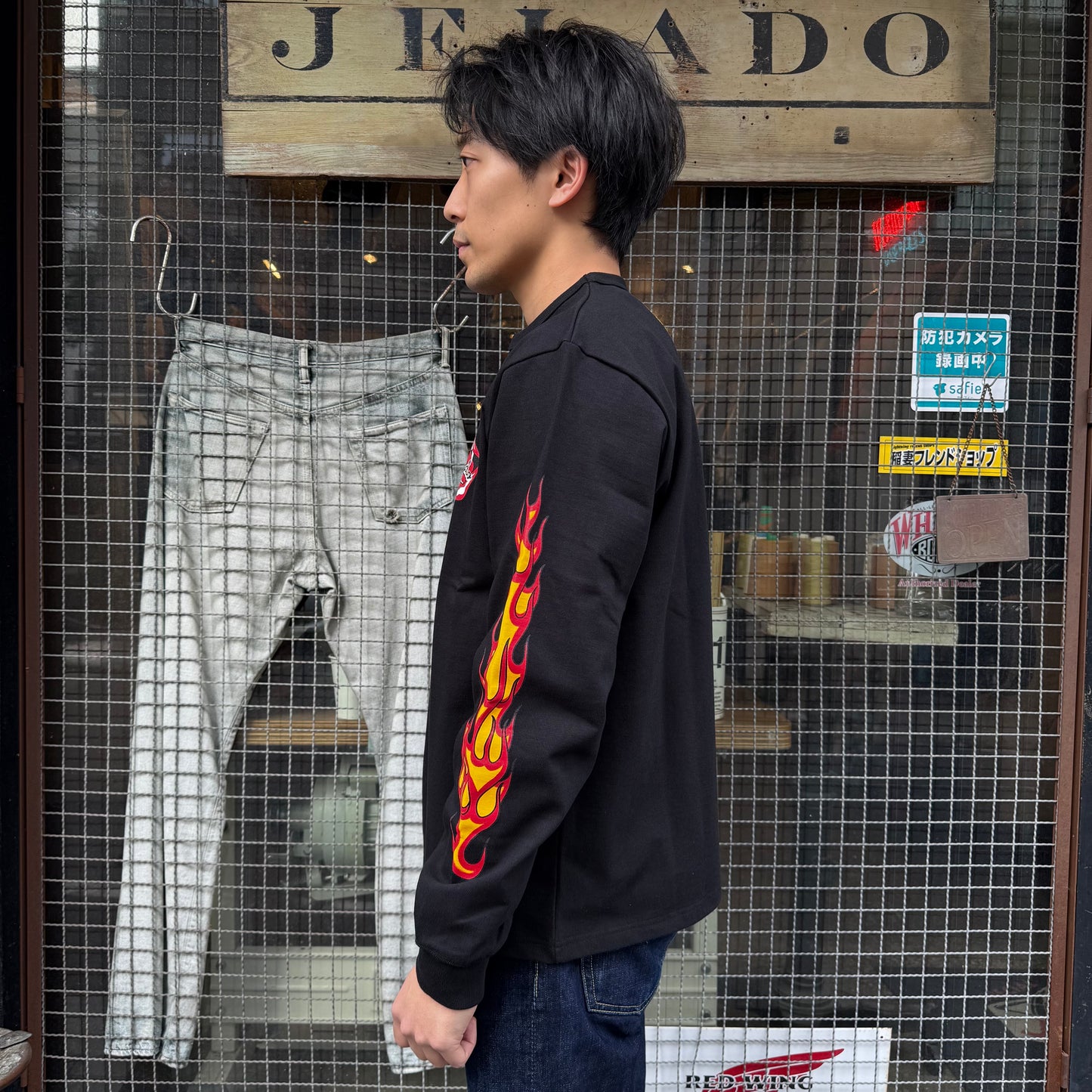 Flame Sleeve Tee【AB11207】