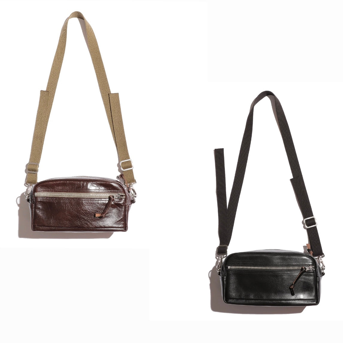 Rainbow Country Leather Shoulder Pouch Horse hide【RCL-60017】
