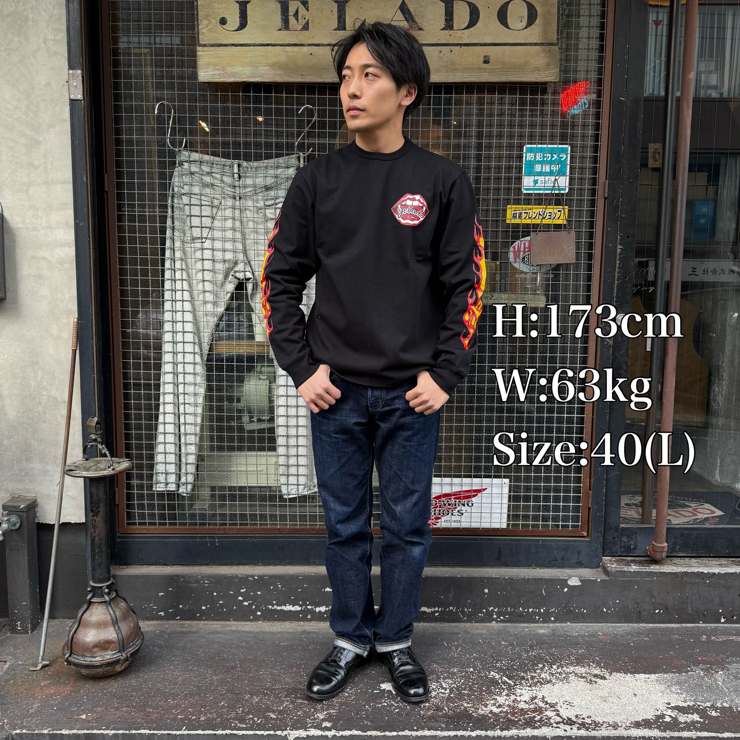 Flame Sleeve Tee【AB11207】