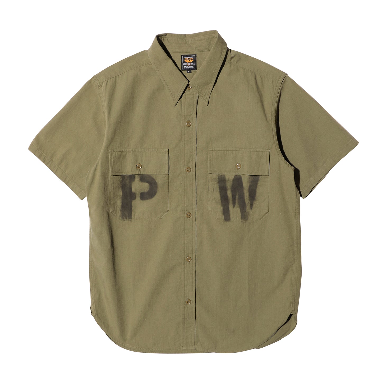 【Coming soon】S/S Officer Shirt PW Stencil Custom【CT21114B】