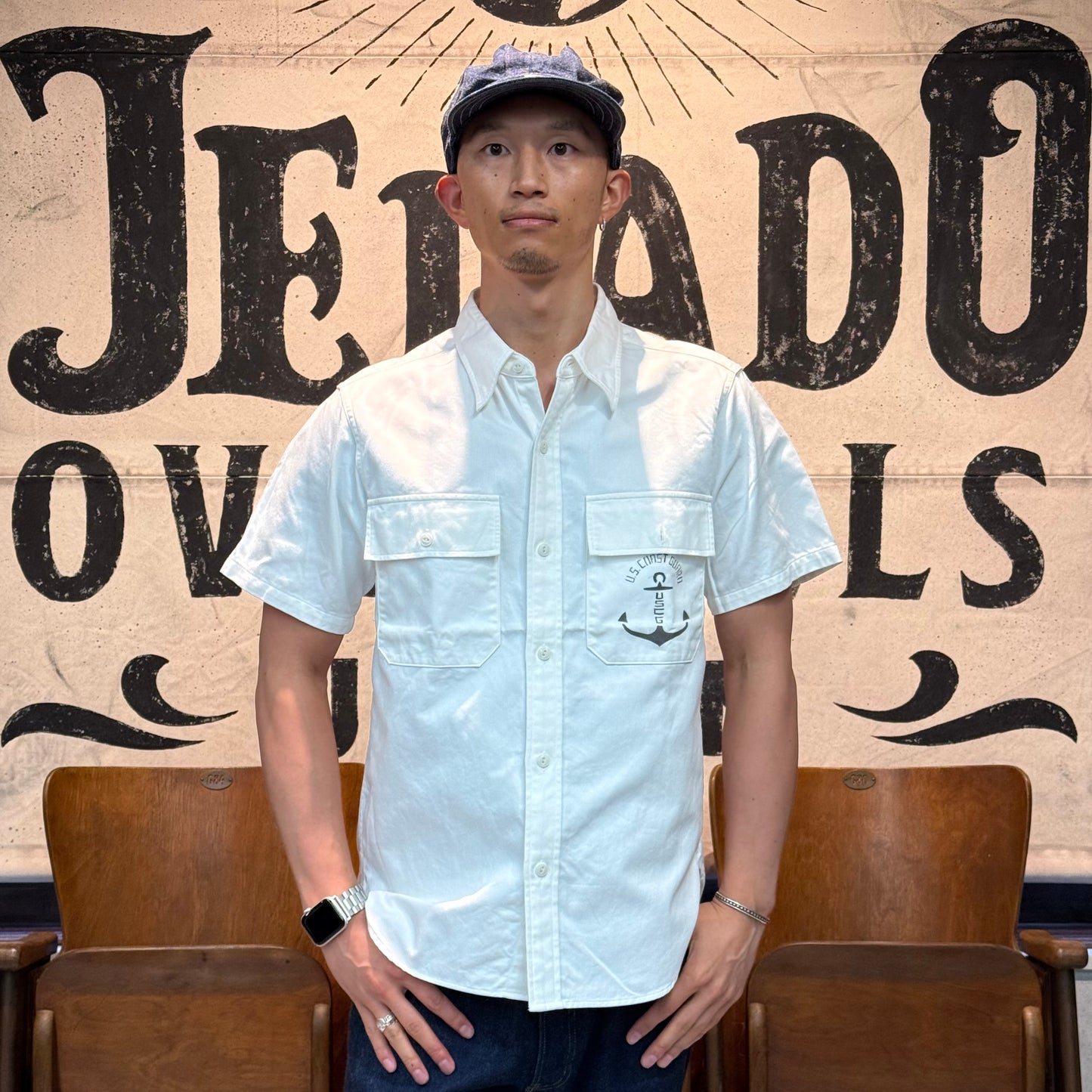 JELADO  Officer Shirt【CT82113B】Stencil Custom
