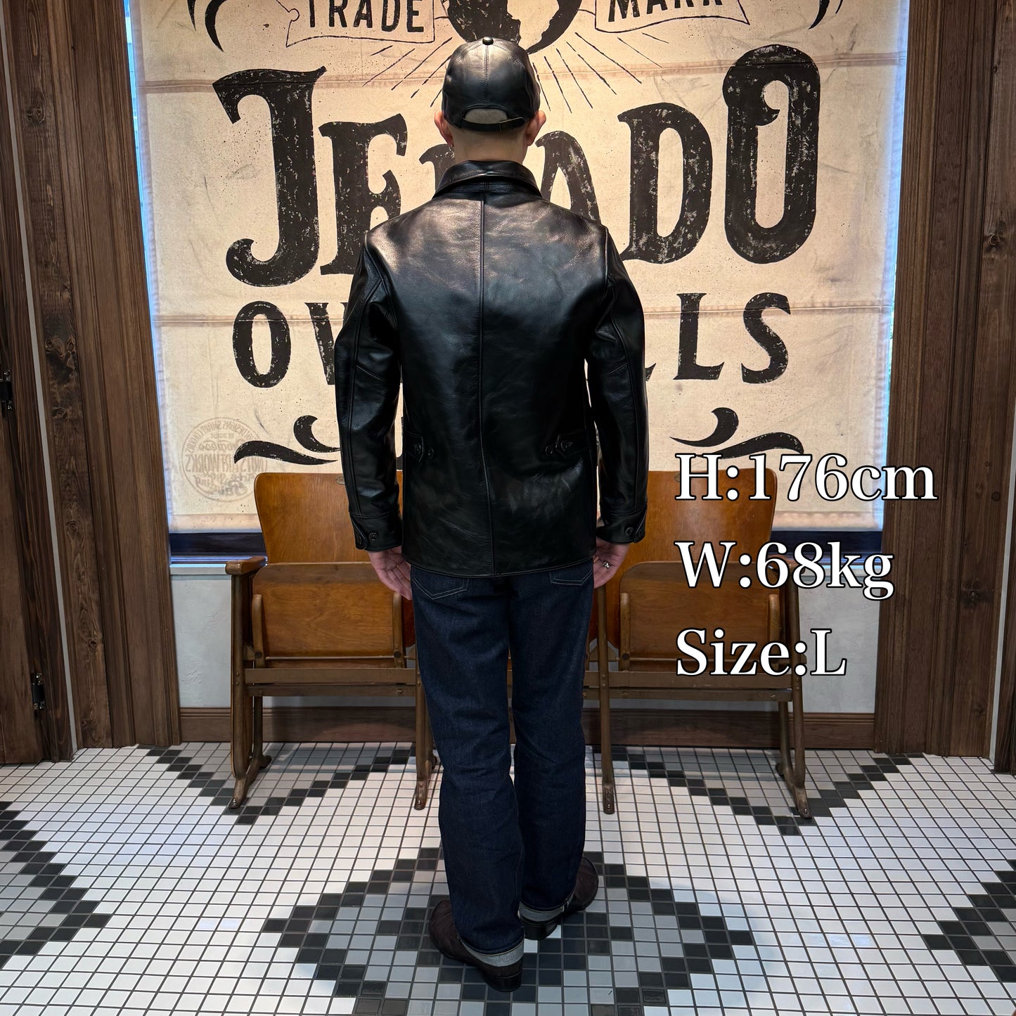 COLIMBO STOCKMANS' LEATHER COAT -30's Style Leather Work Coat- Horse Hide【ZA-0123】