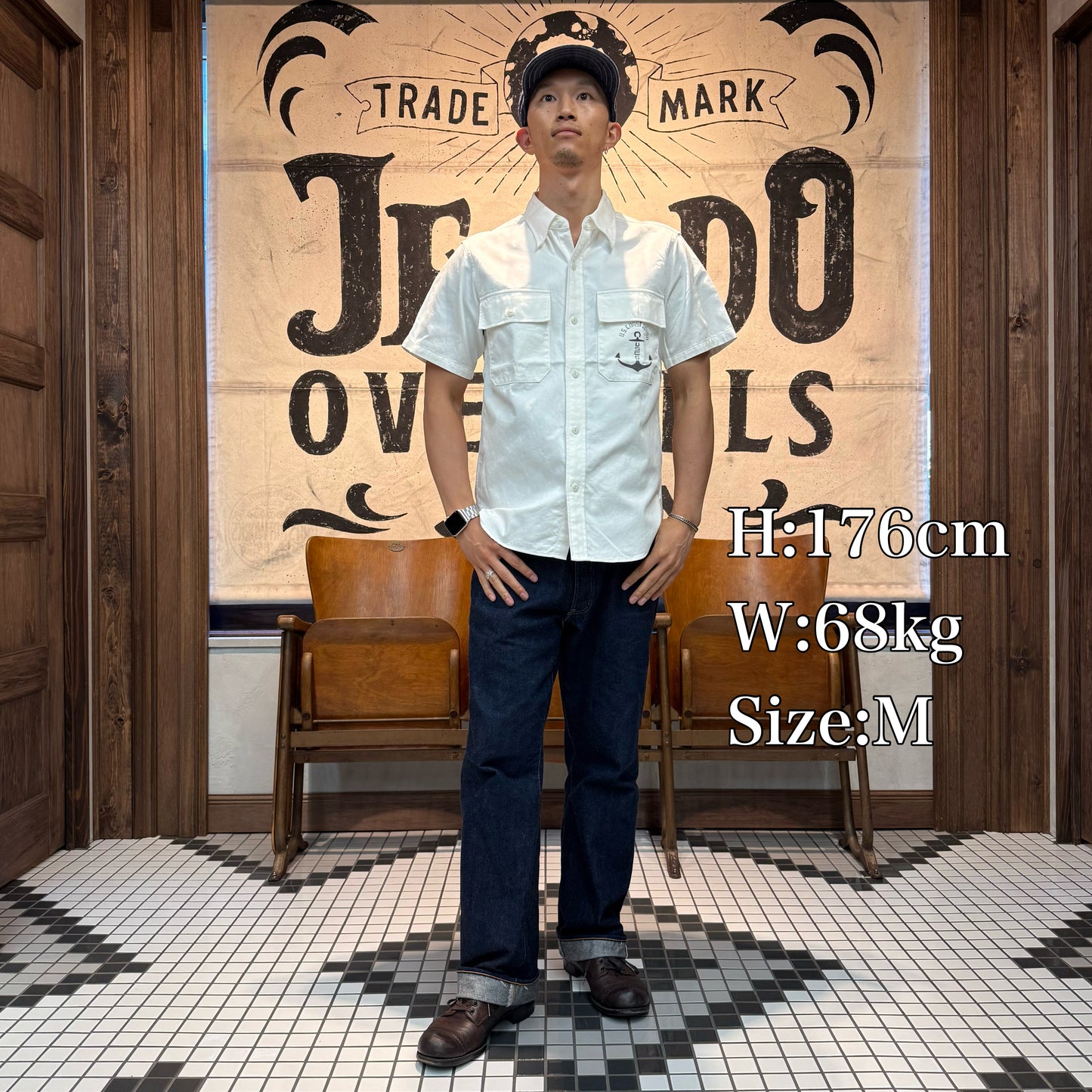JELADO  Officer Shirt【CT82113B】Stencil Custom