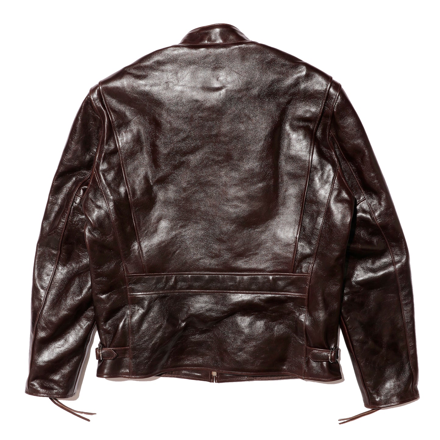 Rainbow Country HorsehideStand Collar Riders Jacket “Speedster”  Seal Brown【RCL-10029H】