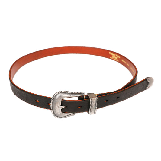 Vintage Works Leather Belt 7Hole Western style Belt Chasin(茶芯)【DH5738  CHASHIN】