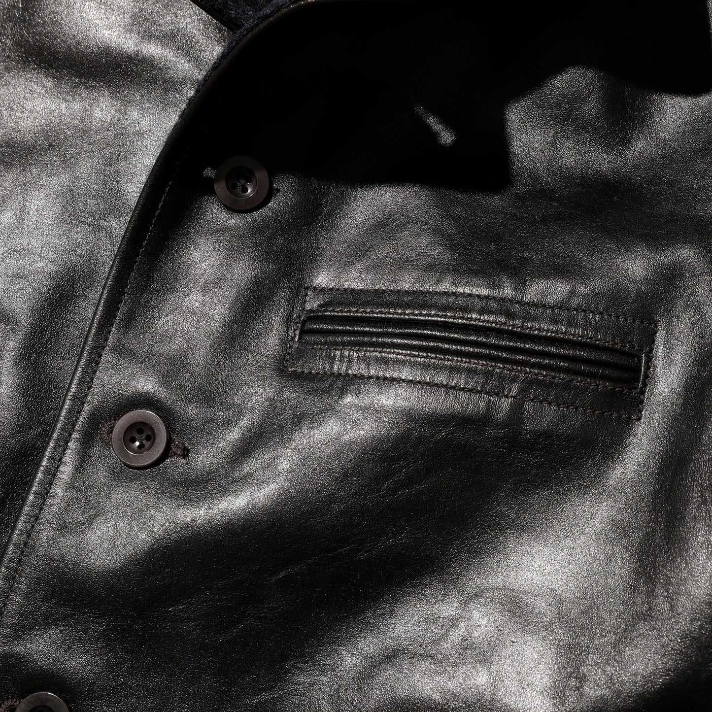 COLIMBO STOCKMANS' LEATHER COAT -30's Style Leather Work Coat- Horse Hide【ZA-0123】