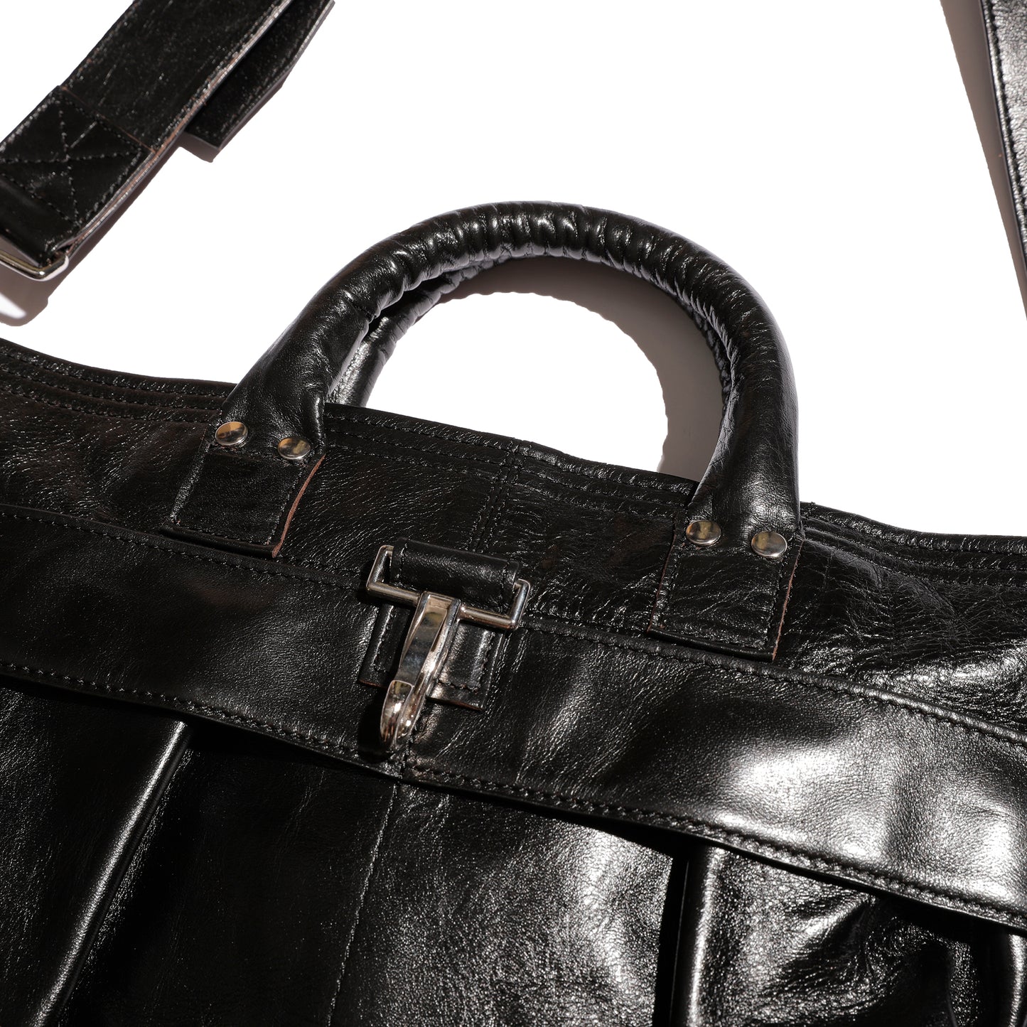 Rainbow Country Leather Helmet Bag(レザーヘルメットバッグ)Horse hide【RCL-60004】