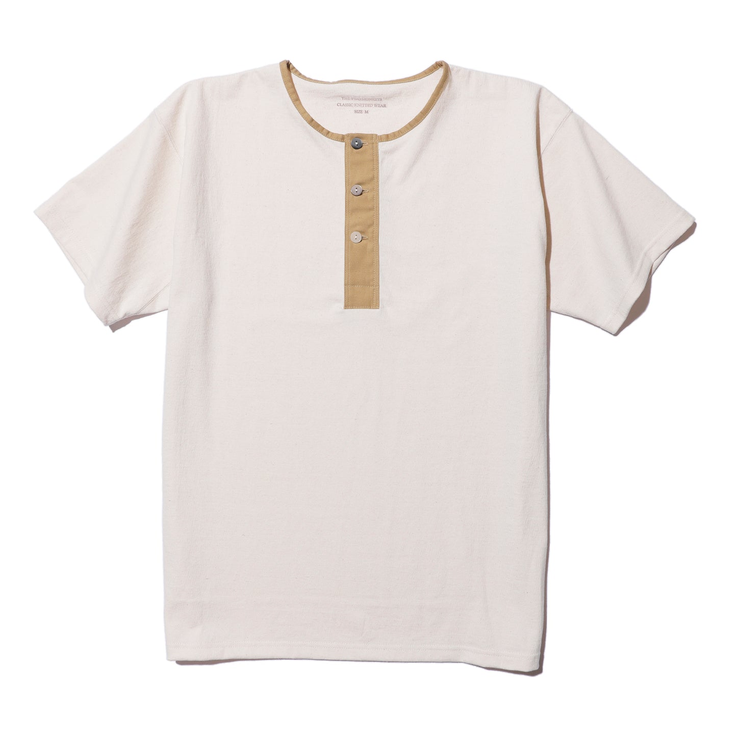 The 2 Monkeys Classic Henley Shirt【TM12244】