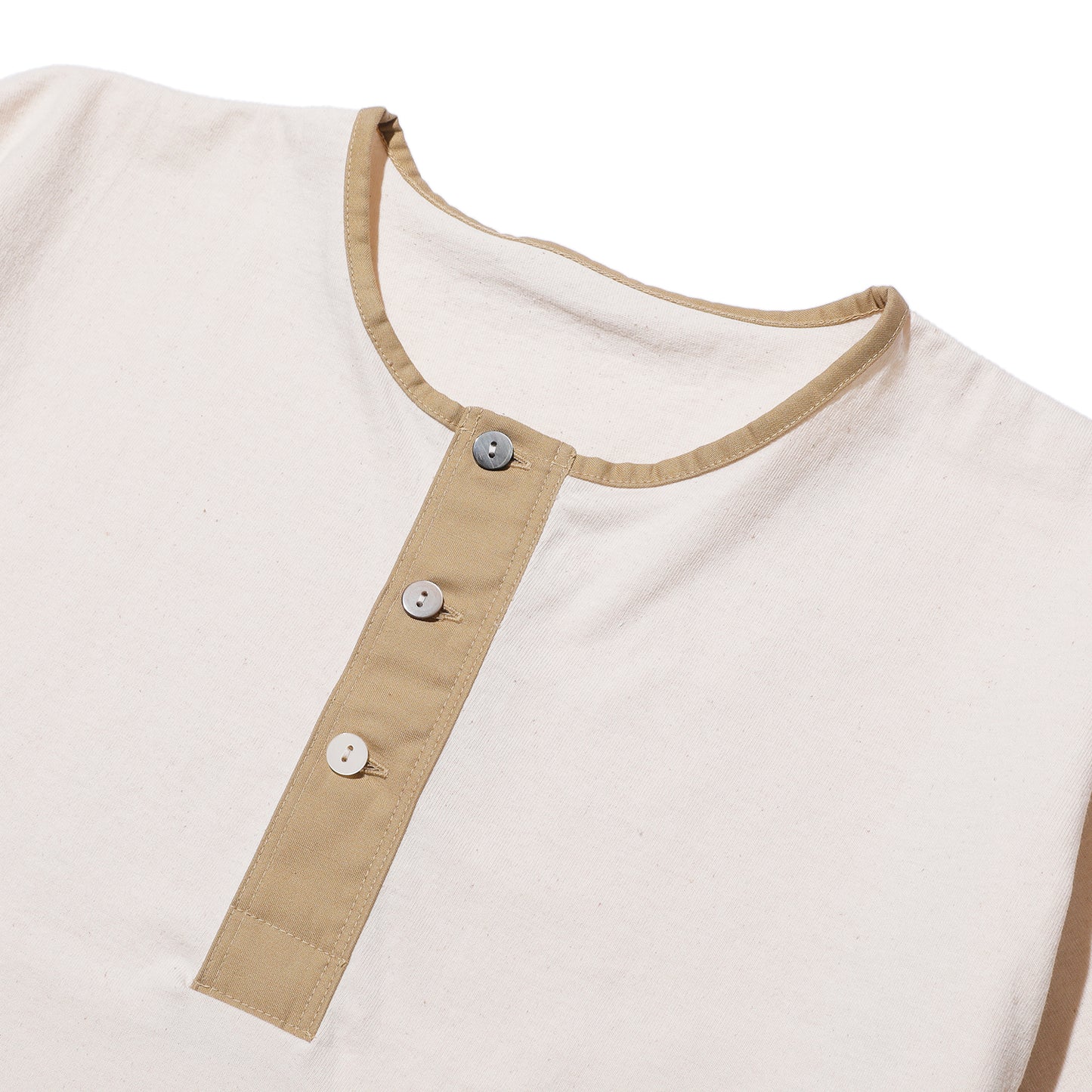 The 2 Monkeys Classic Henley Shirt【TM12244】