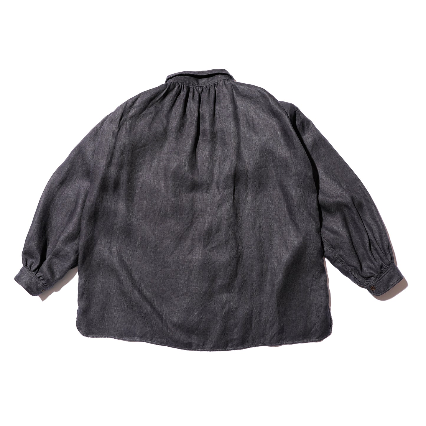 The 2 Monkeys Herringbone Linen Artisan Shirts【TM12142】