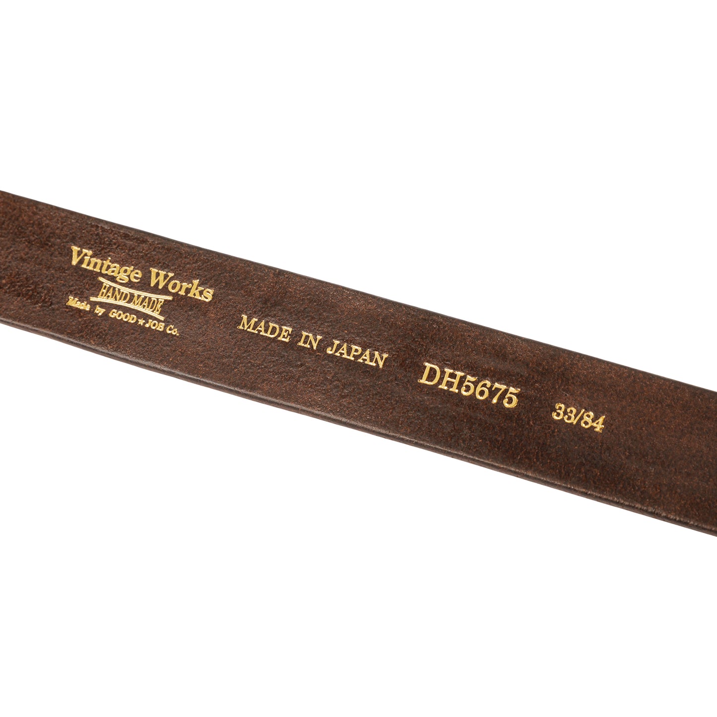 Vintage Works Leather Belt 7Hole【DH5675】