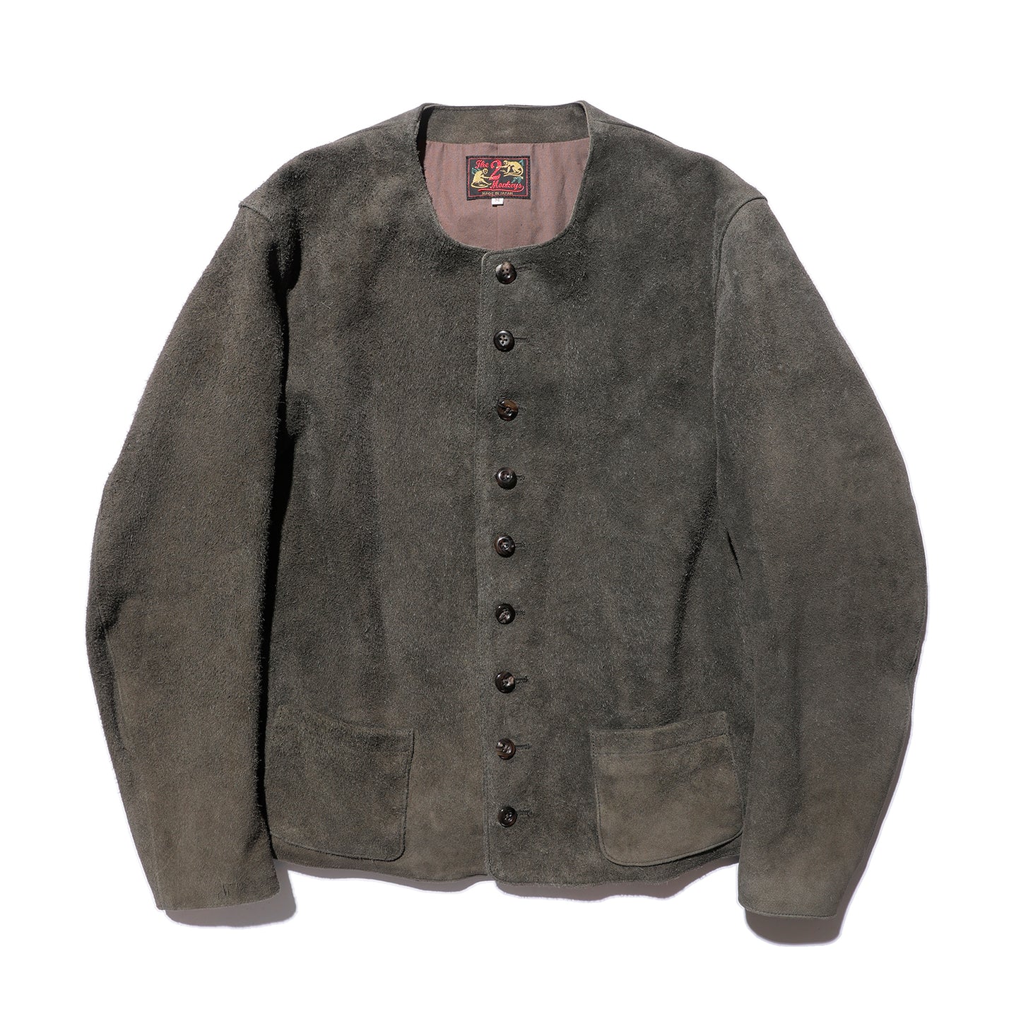 The 2 Monkeys Round-neck Leather Waistcoat【TM03430】