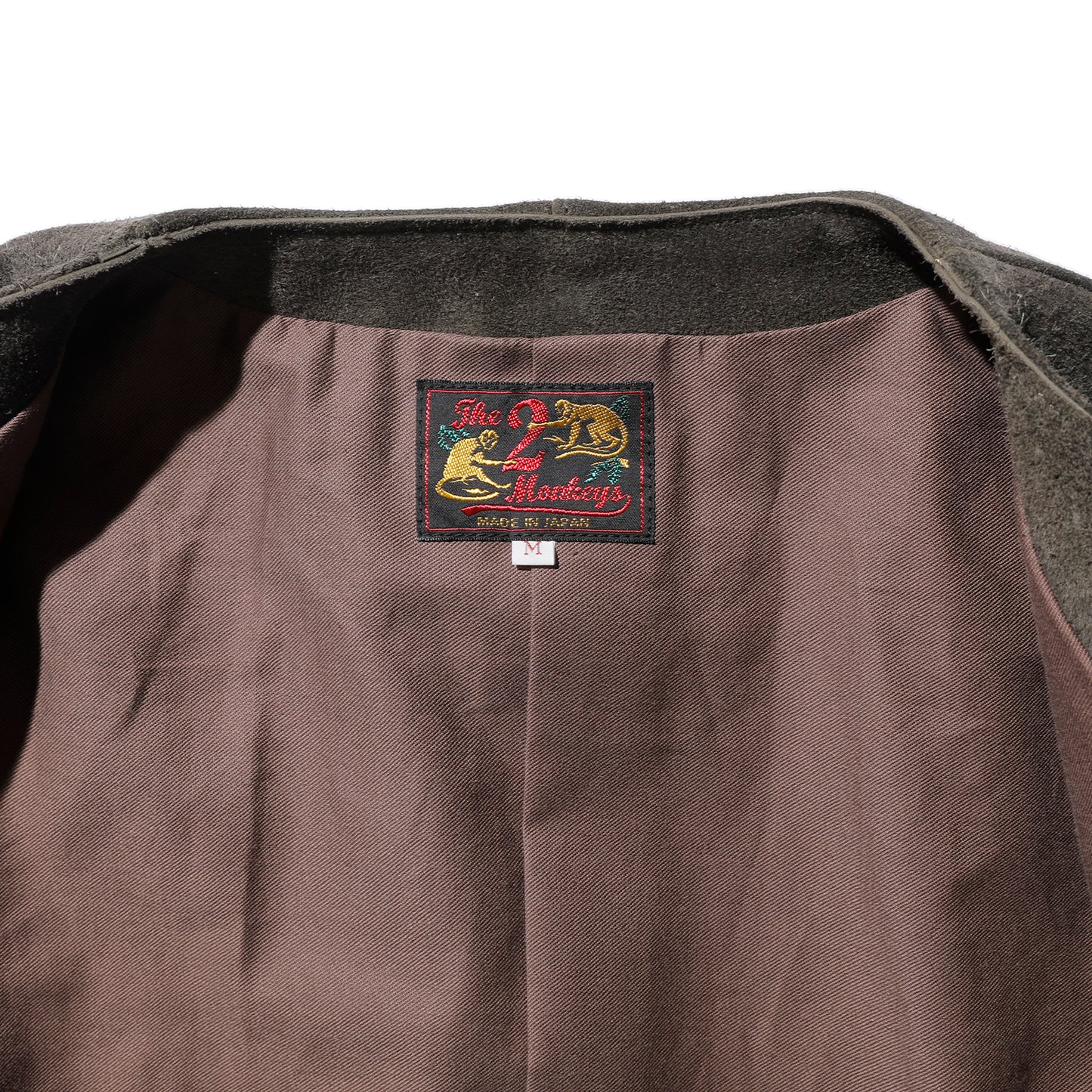 The 2 Monkeys Round-neck Leather Waistcoat【TM03430】