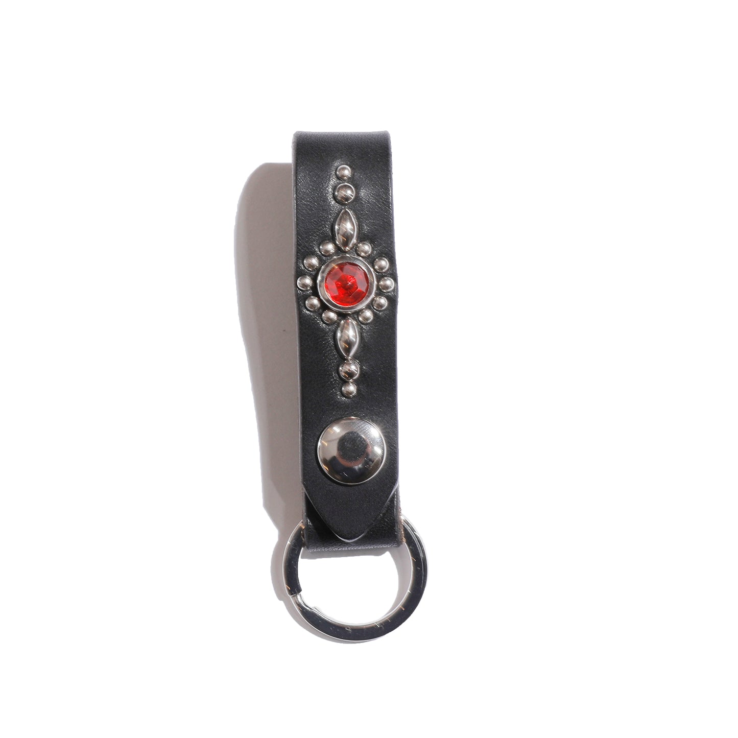 COLIMBO Jewel Studded Leather Key Ring”Helios Pattern”【ZA-0706】