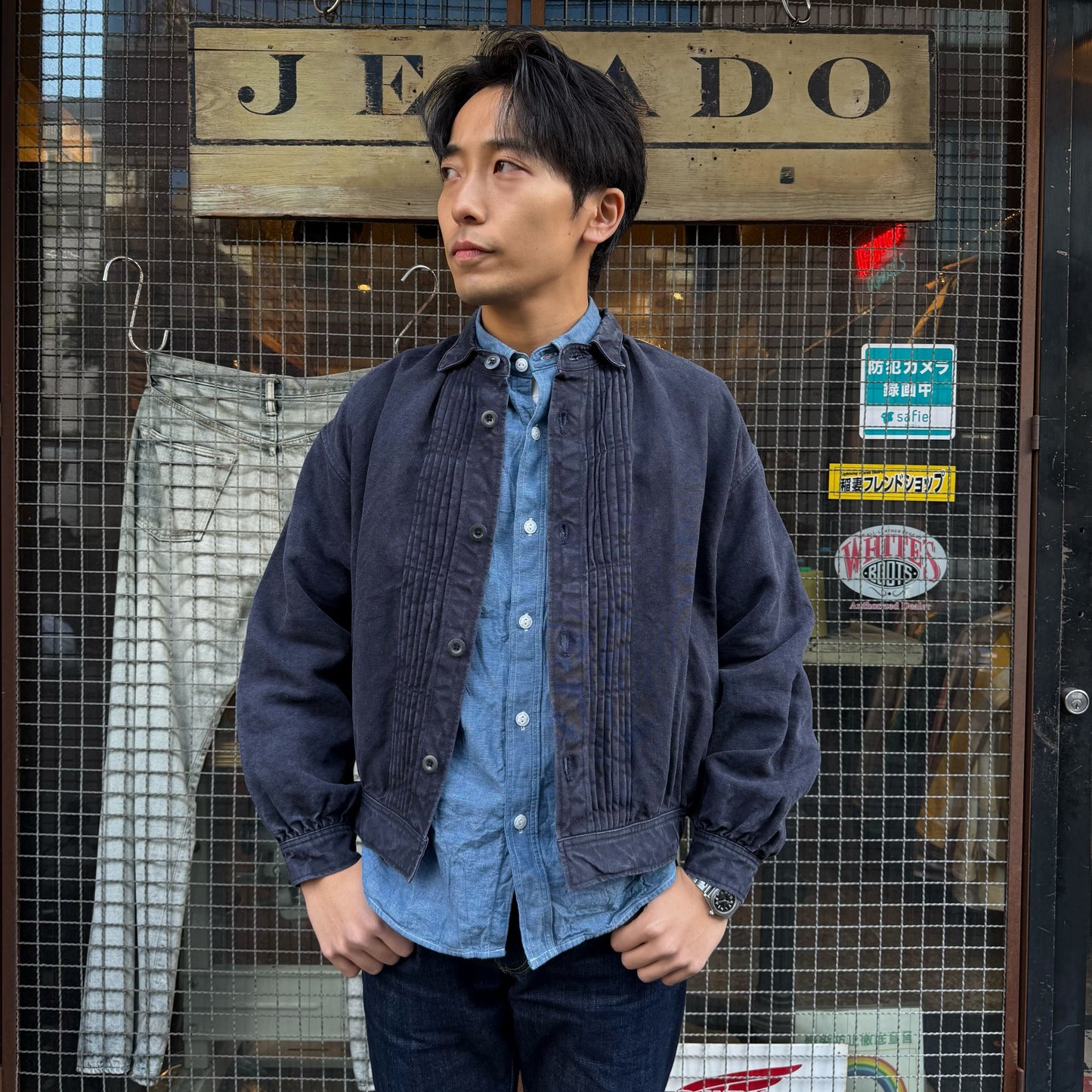The 2 Monkeys French Work Blouse【TM02454】