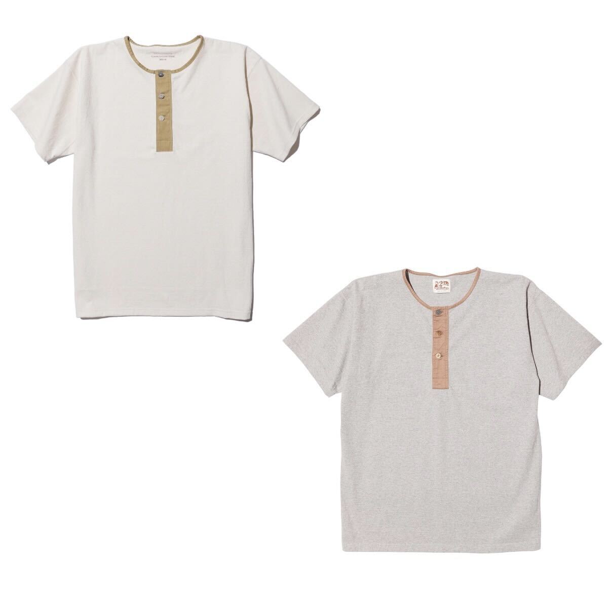 The 2 Monkeys Classic Henley Shirt【TM12244】