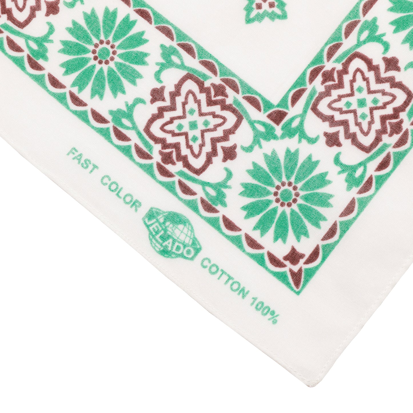 【Coming Soon】Geometric Flolal Selvedge Bandana【JDG94648】