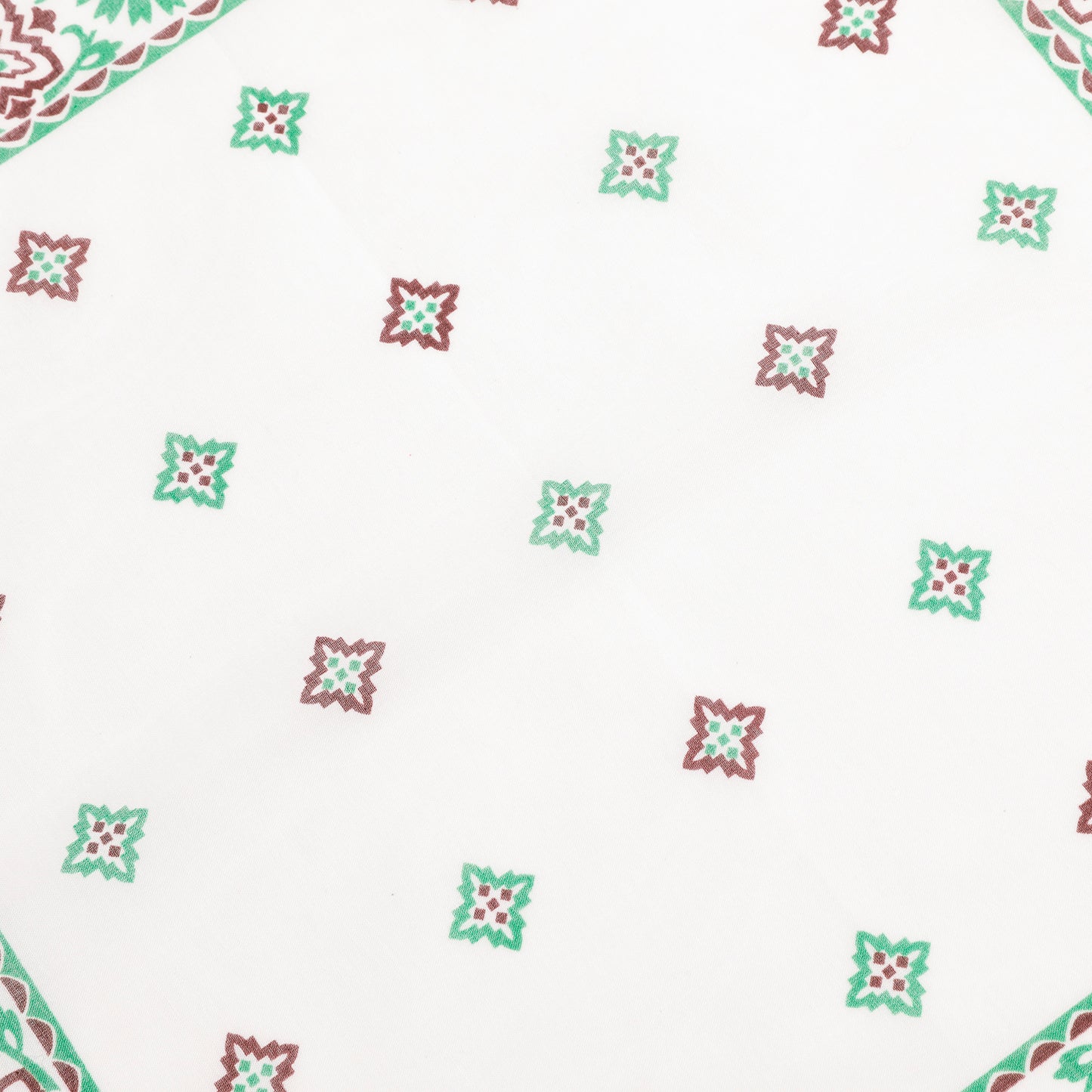 【Coming Soon】Geometric Flolal Selvedge Bandana【JDG94648】