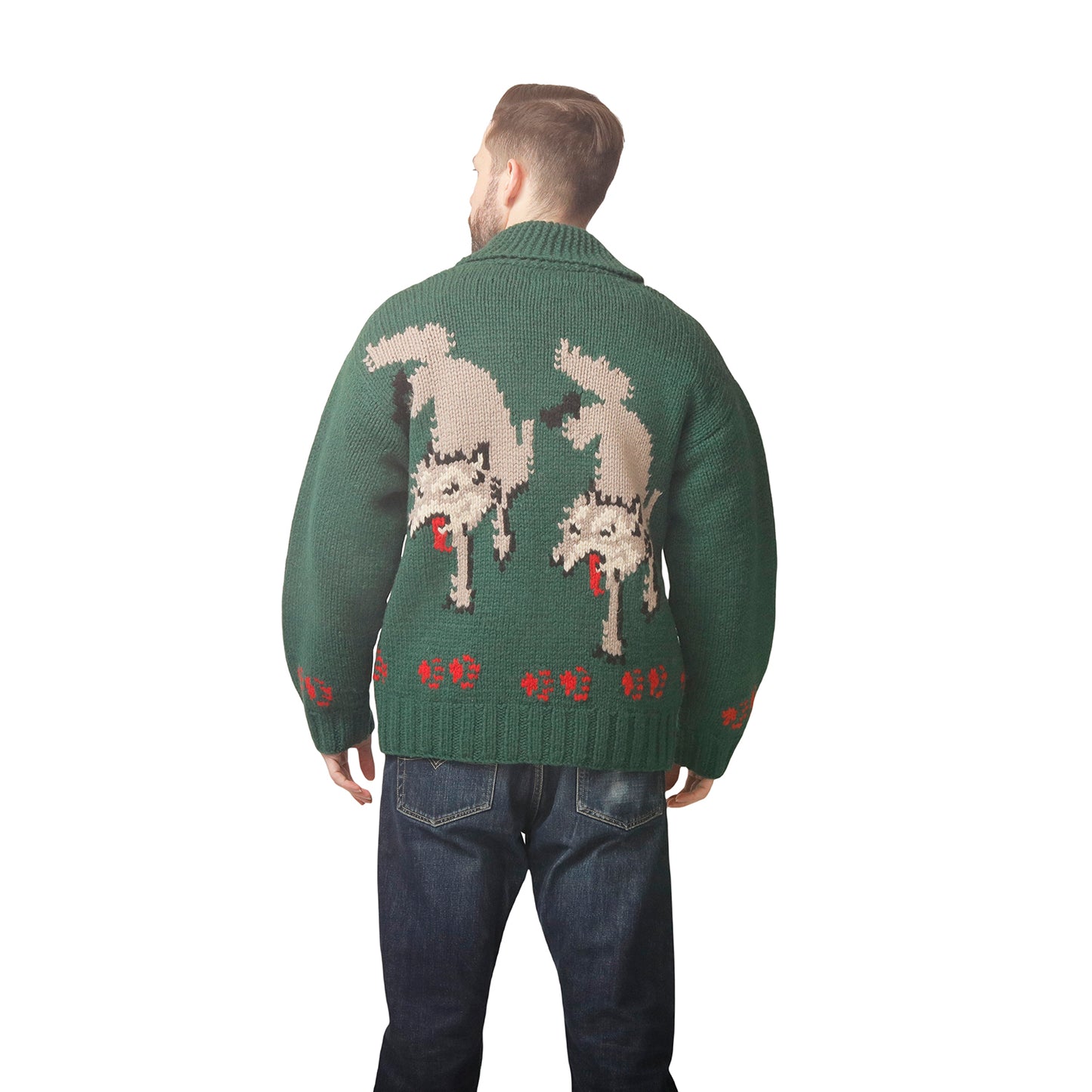 【Coming Soon】Cowichan Style Sweater WOLF【JP23806】