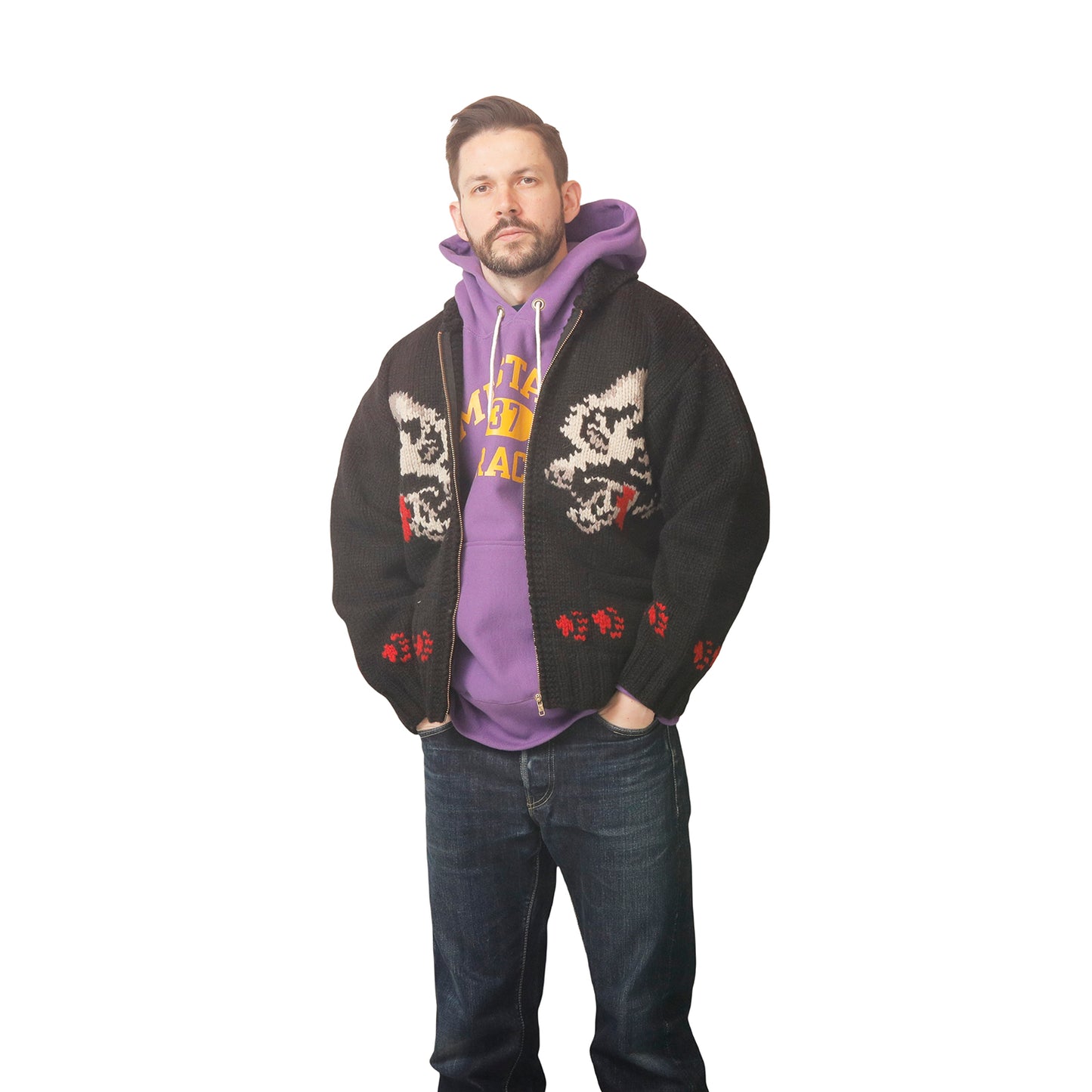【Coming Soon】Cowichan Style Sweater WOLF【JP23806】
