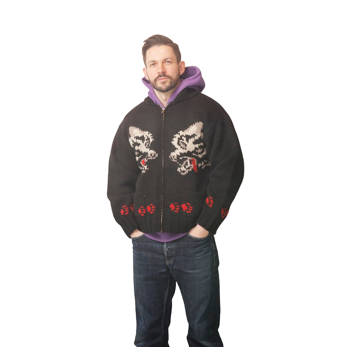 【Coming Soon】Cowichan Style Sweater WOLF【JP23806】