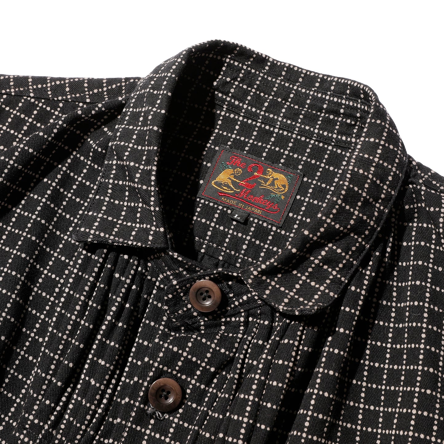 The 2 Monkeys French Work Blouse 【TM21461】