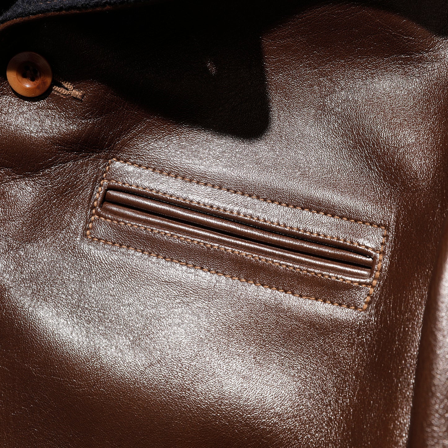 COLIMBO STOCKMANS' LEATHER COAT -30's Style Leather Work Coat- Horse Hide【ZA-0123】