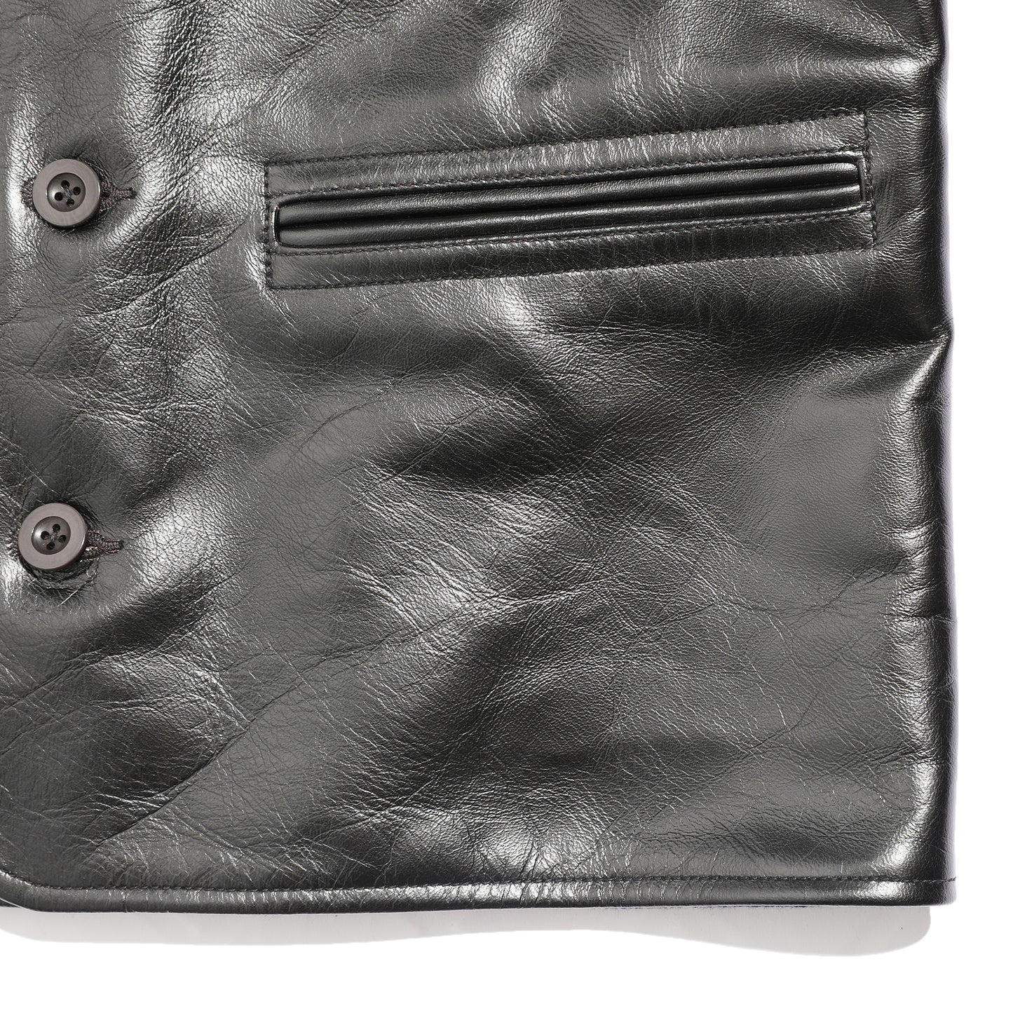 COLIMBO STOCKMANS' LEATHER COAT -30's Style Leather Work Coat- Horse Hide【ZZ-0132】
