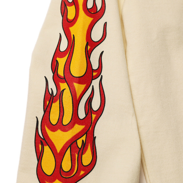 Flame Sleeve Tee【AB11207】