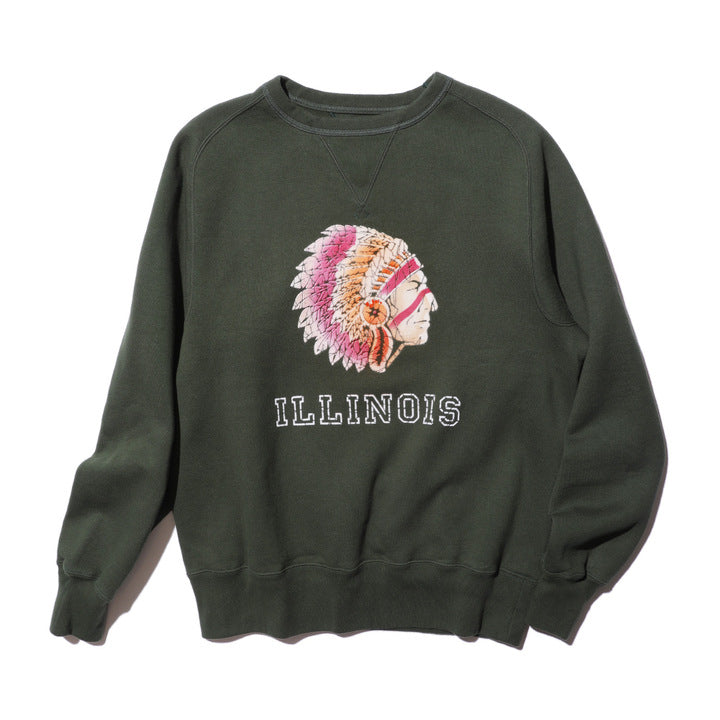 ILLINOIS Flocky Pt Sweat【AB12201】