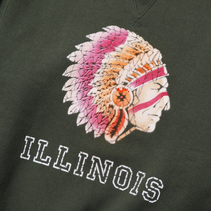 ILLINOIS Flocky Pt Sweat【AB12201】