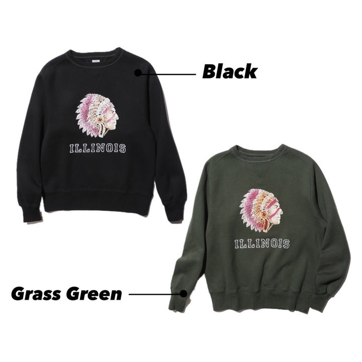 ILLINOIS Flocky Pt Sweat【AB12201】