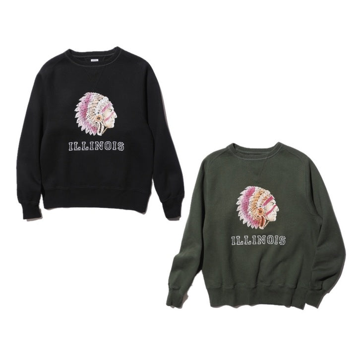 ILLINOIS Flocky Pt Sweat【AB12201】