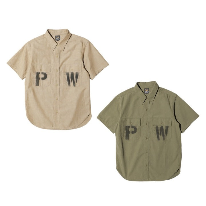 【Coming soon】S/S Officer Shirt PW Stencil Custom【CT21114B】