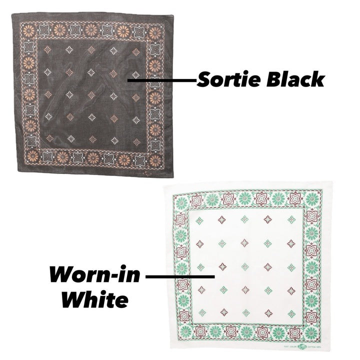 【Coming Soon】Geometric Flolal Selvedge Bandana【JDG94648】