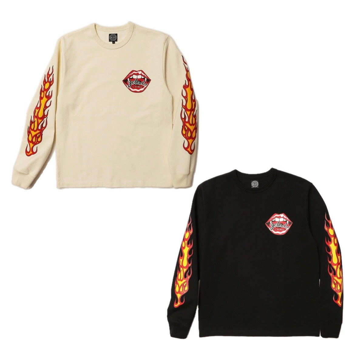 Flame Sleeve Tee【AB11207】