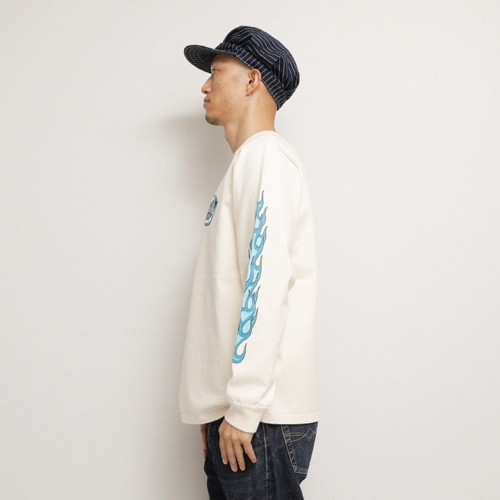 Flame Sleeve Tee【AB13233】