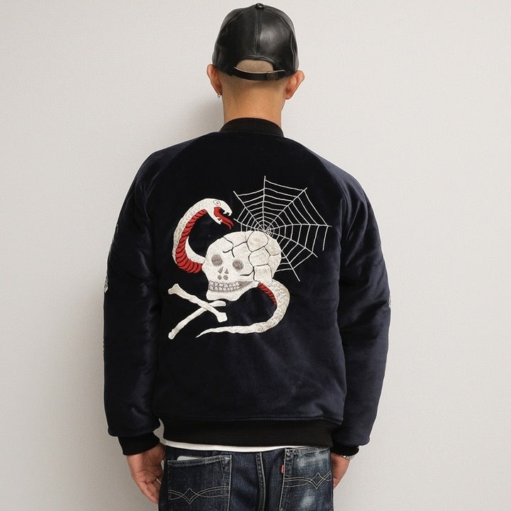 JELADO Skull Snake Souvenir Jacket 【JP13409】