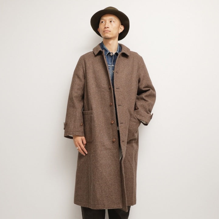 The 2 Monkeys Long-A Wool Over Coat【TM13454】