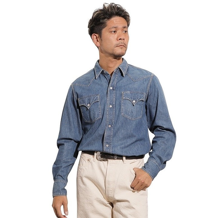 Faded Denim Vaquero Shirt【JP21128】
